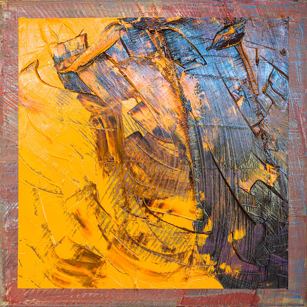 Chromatic Constellation VI – Gilded Motion by Ritu Raj