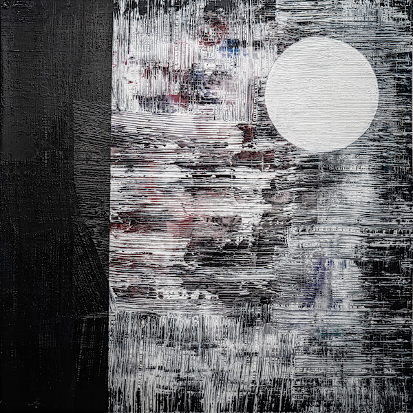 Moon Over Lake by Ritu Raj