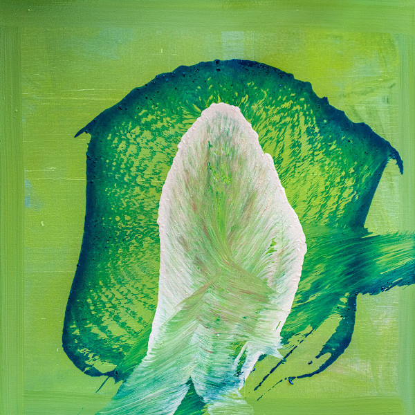 Organic Drift through Luminous Green by Ritu Raj