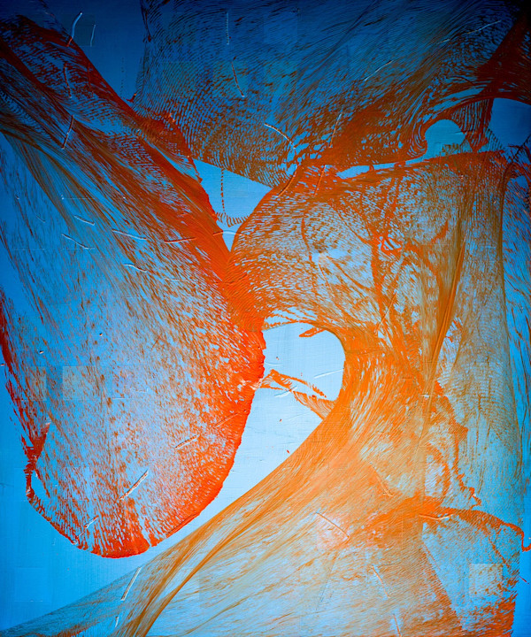 Tangerine Ripples Beneath by Ritu Raj