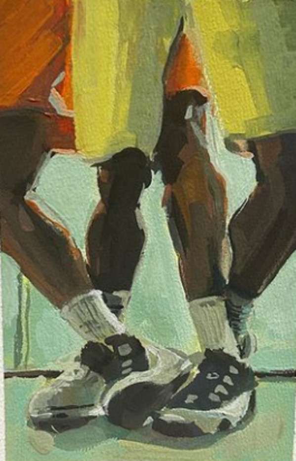A Study of Josh and Jermaine (from a photograph by Luis Alberto Rodriguez, 2015) by Jega Delisca