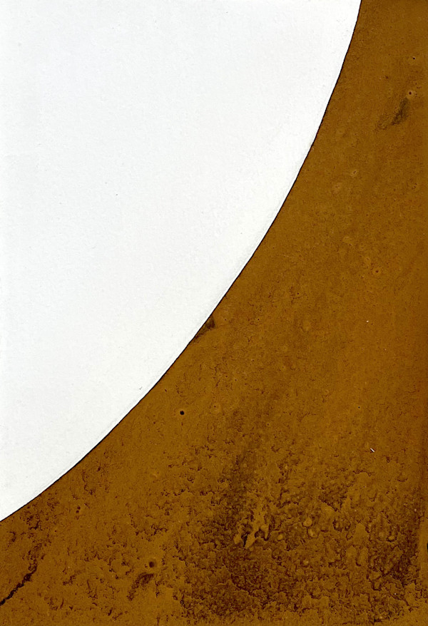 Yellow earth drawing, Skye, 1 by Julie Brook