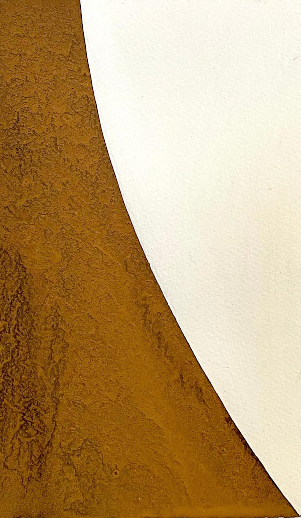 Yellow earth drawing, Skye, 4 by Julie Brook