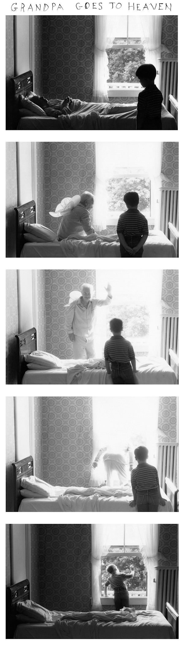 Grandpa Goes To Heaven by Duane Michals
