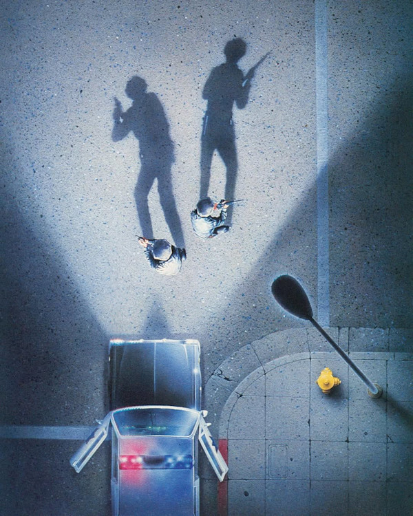 Video cassette packaging for “Police Tapes” by Tom Tomita, Image 1.