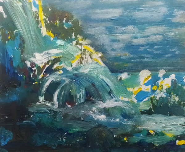 cascata azul by Richard Lyons
