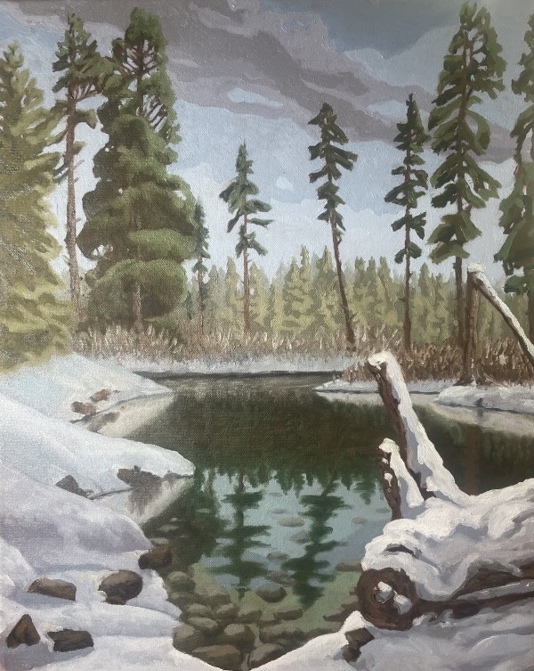 Taylor Creek - Winter by James Parker