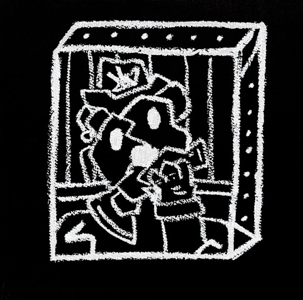 A poor man’s Picasso (Night) 窮人的畢卡索畫作 by Rhys Brown, Image 1.