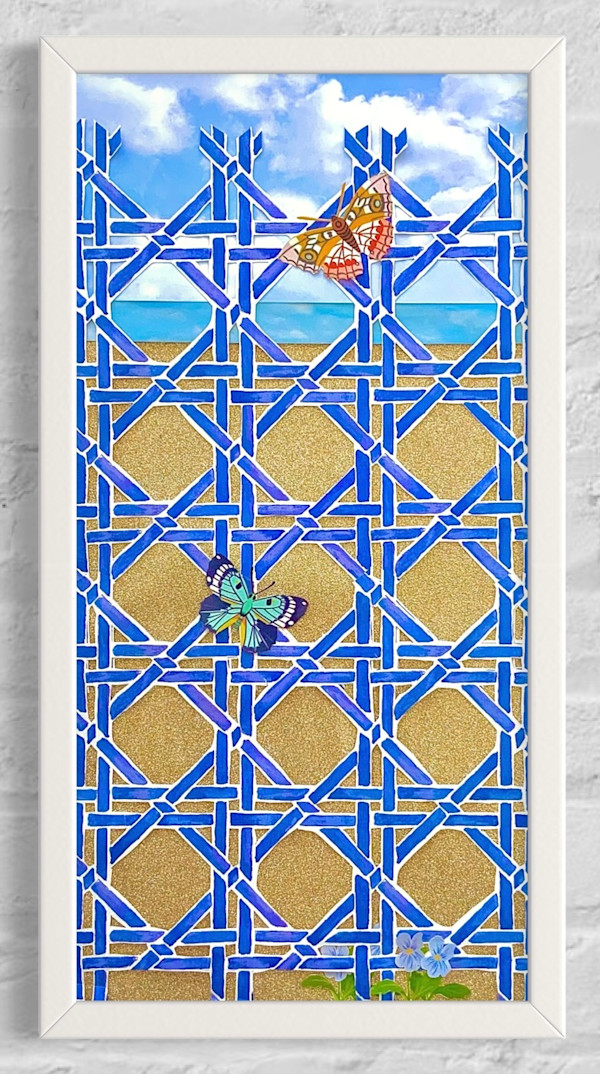 Construction Fence by Lucie Galvin