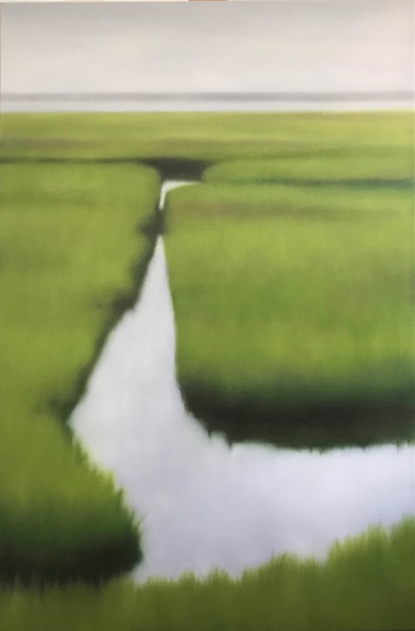 Green Vertical Marsh by Christie Scheele