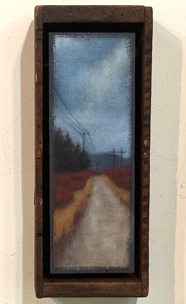 Path with Fall Reds by Christie Scheele