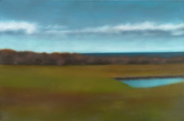 Sea Beyond Field by Christie Scheele
