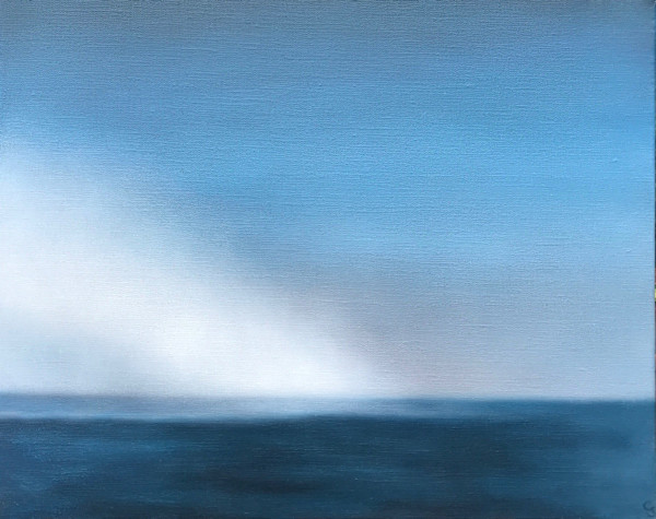 Sea Blues with Brilliant Fog by Christie Scheele