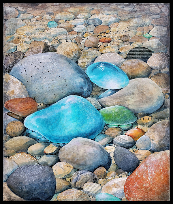 Beach Glass = Beautiful Trash by Debra Sue Solecki