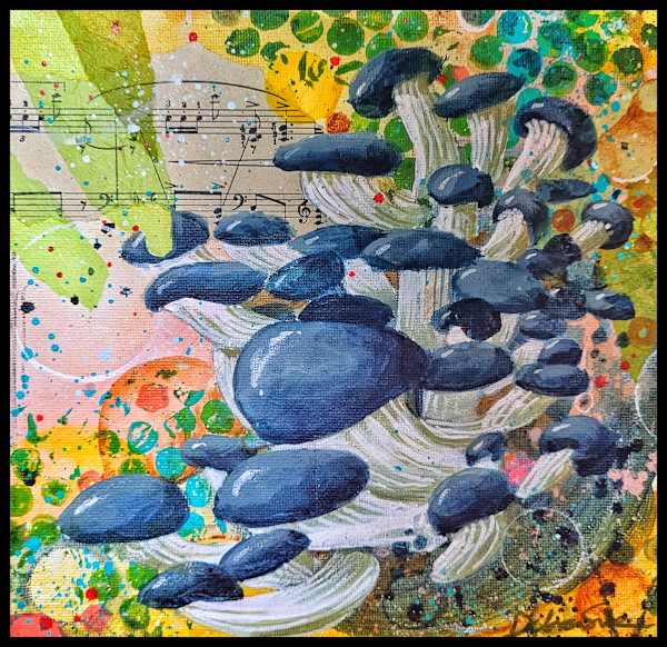 Blue Oysters by Debra Sue Solecki