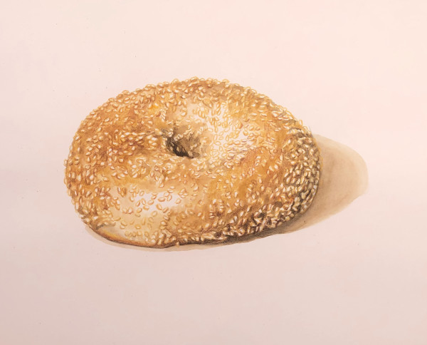 Sesame Bagel by Julia Wolinsky