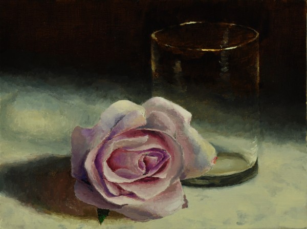 Purple Rose by Rosie Brouse Fine Art