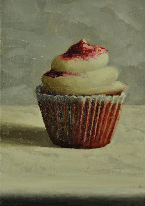Red Velvet Cupcake by Rosie Brouse Fine Art, Image 1.