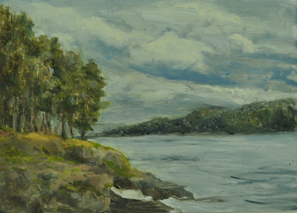 Silver Clouds at Doe Bay by Rosie Brouse Fine Art