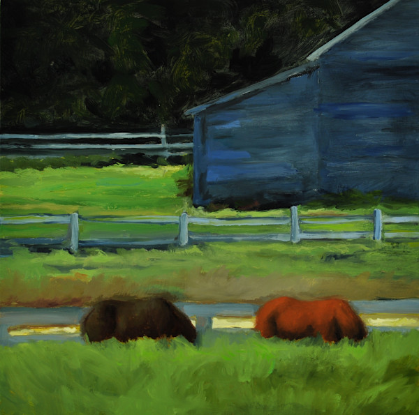 Horse Barn by Rosie Brouse Fine Art