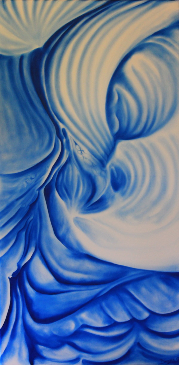 Trilogy of Life 1 Blue by Birgitt Luebkemann
