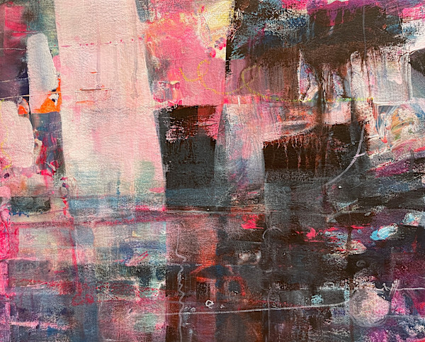 Pink reflections 2 by Birgitt Luebkemann