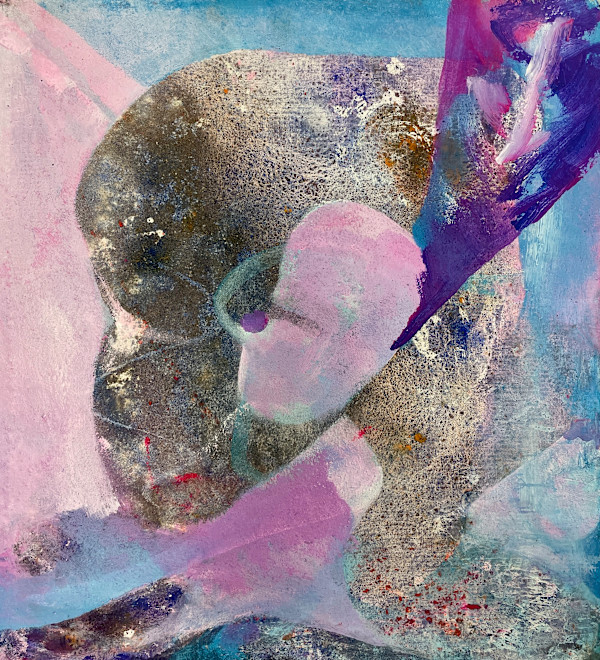 Sunset / Moonrise 3 by Birgitt Luebkemann