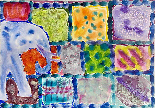 Elephant Sampler by Shelley Crouch