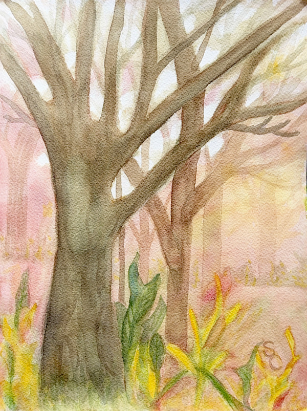 Searching for Light (inspired by the works of Sandy Walker) by Shelley Crouch