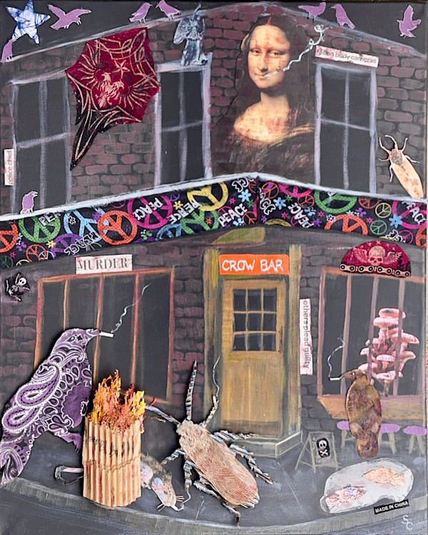 The Usual Suspects--A Crowllage by Shelley Crouch