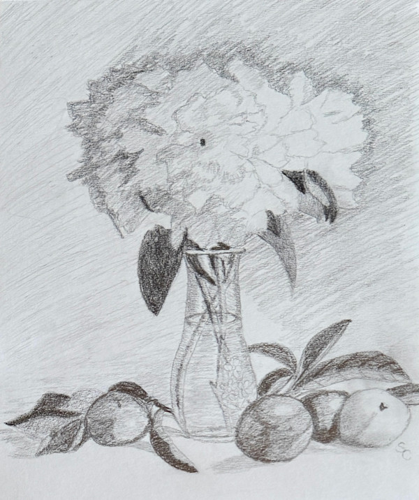 A Pitcher of Pineys or a Picture of Peonies? by Shelley Crouch