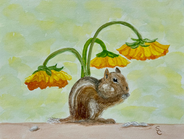 Chubby Cheeks (Chipmunk) by Shelley Crouch, Image 1.