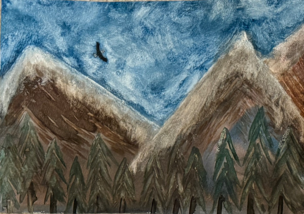 Purple Mountain Majesty by Shelley Crouch