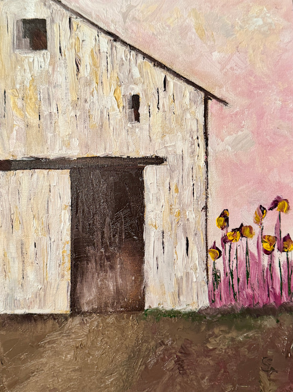 Barn at Dawn by Shelley Crouch