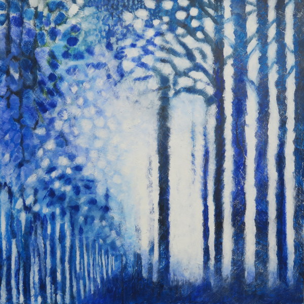 Blue Trees #3 by Marianne Enhörning