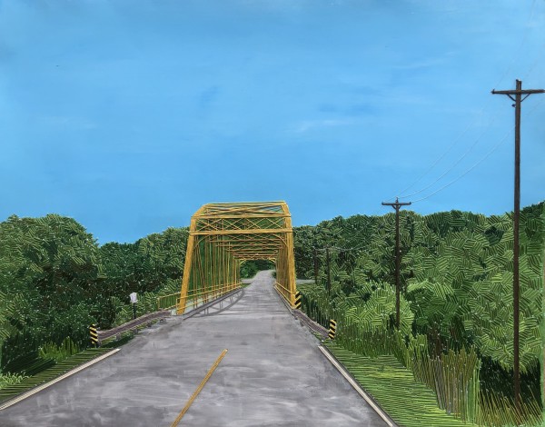 Yellow Bridge by Irmgard Geul