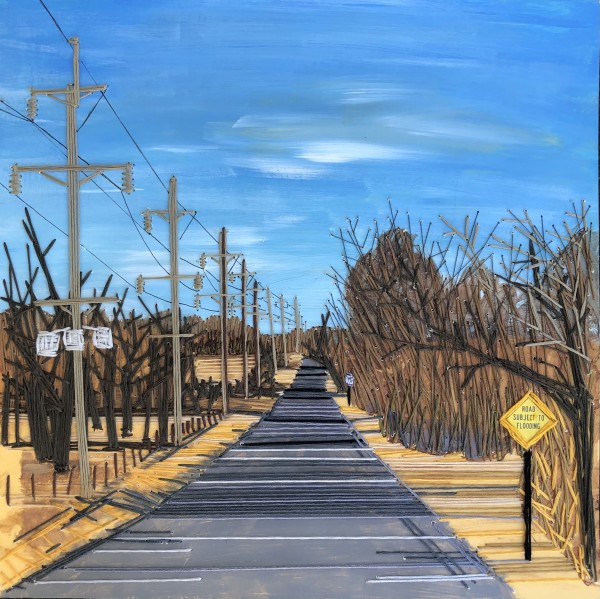 Road Subject To Flood by Irmgard Geul