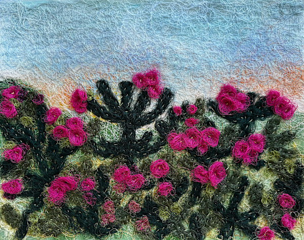 Blooming Chollas by Irmgard Geul, Image 1.