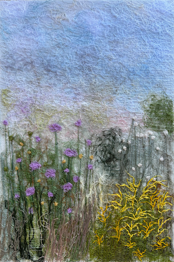 Wildflowers Triptych III by Irmgard Geul