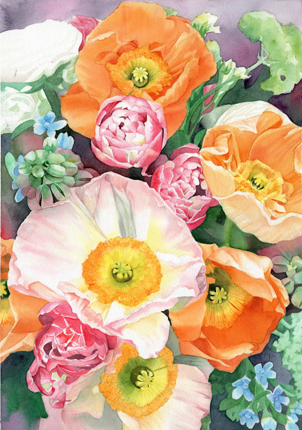 I'd Rather Wear Flowers In My Hair Than Diamonds Around My Neck by Polla Posavec