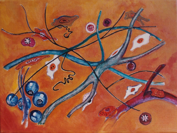 Connective tissue (1989) by Maryleen Schiltkamp