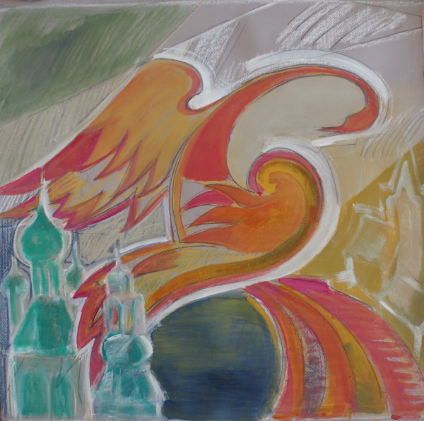 Czech Firebird - sketch (2010) by Maryleen Schiltkamp