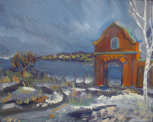 Gate at the Volkov River by Maryleen Schiltkamp