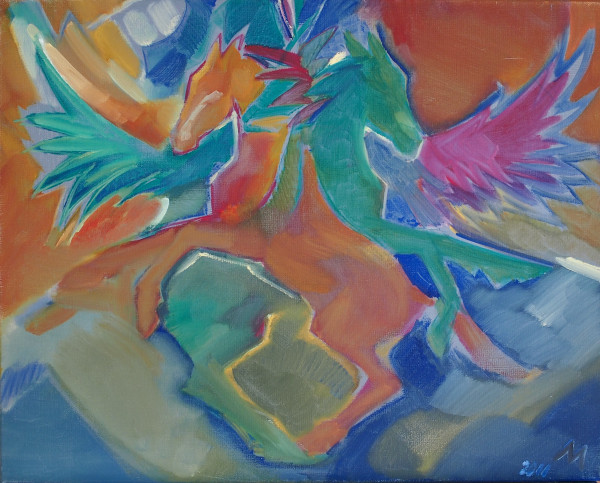 Sketch 'Kodaly - Hungarian Legend' No.1 by Maryleen Schiltkamp