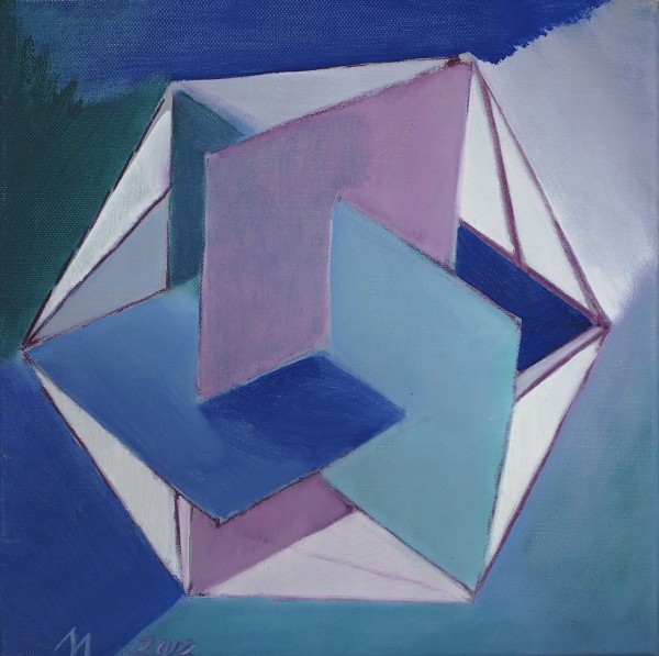 Plato - Icosahedron (Water) by Maryleen Schiltkamp