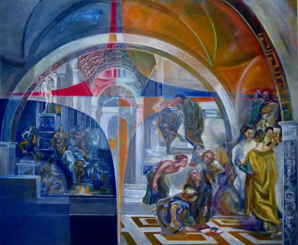 Raphael - The School of Athens by Maryleen Schiltkamp