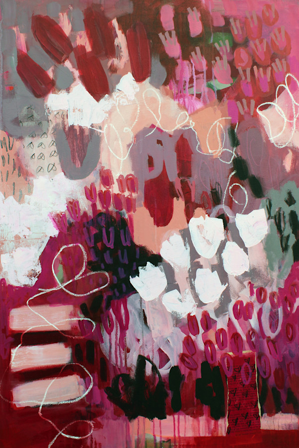 "She wore red like a wildfire" by Erin Mullis