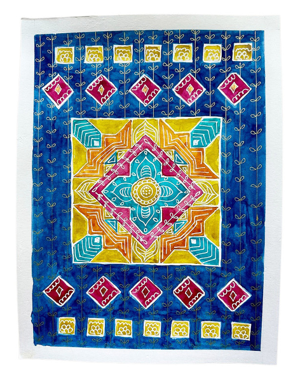 Rangoli Graffiti FIVE by Rekha