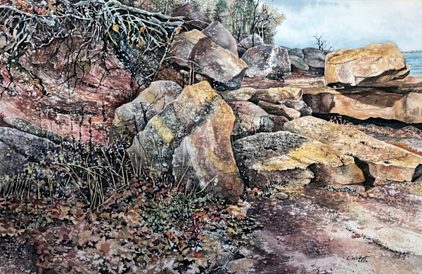 Big Bay Rocks by Lance Wurst, Image 1.