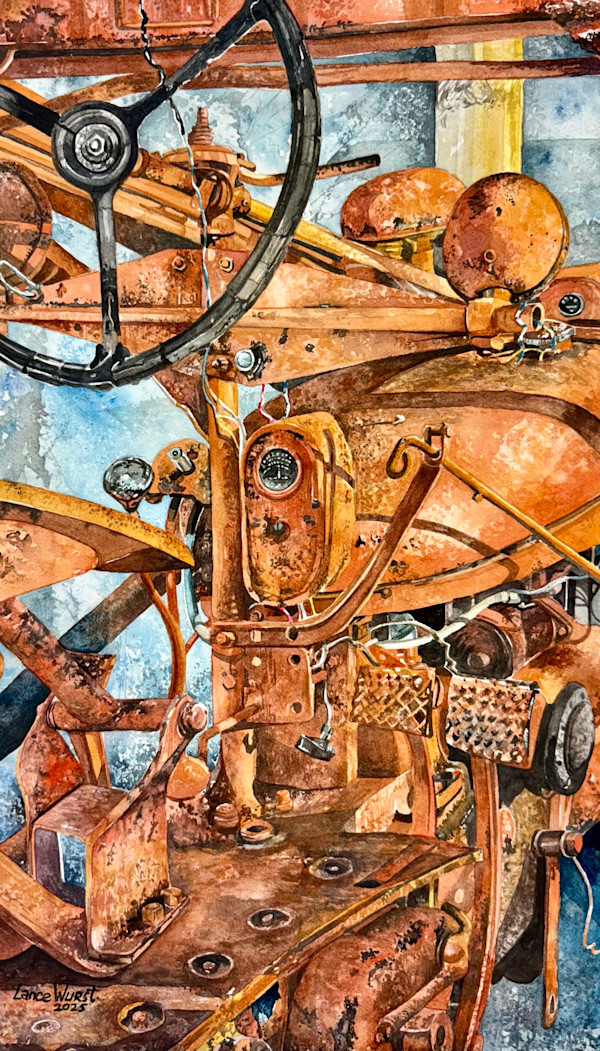Rusty Tractor by Lance Wurst, Image 1.